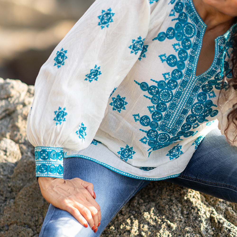 Artisanal Embroidered Tunics: A Legacy of Timeless Craftsmanship