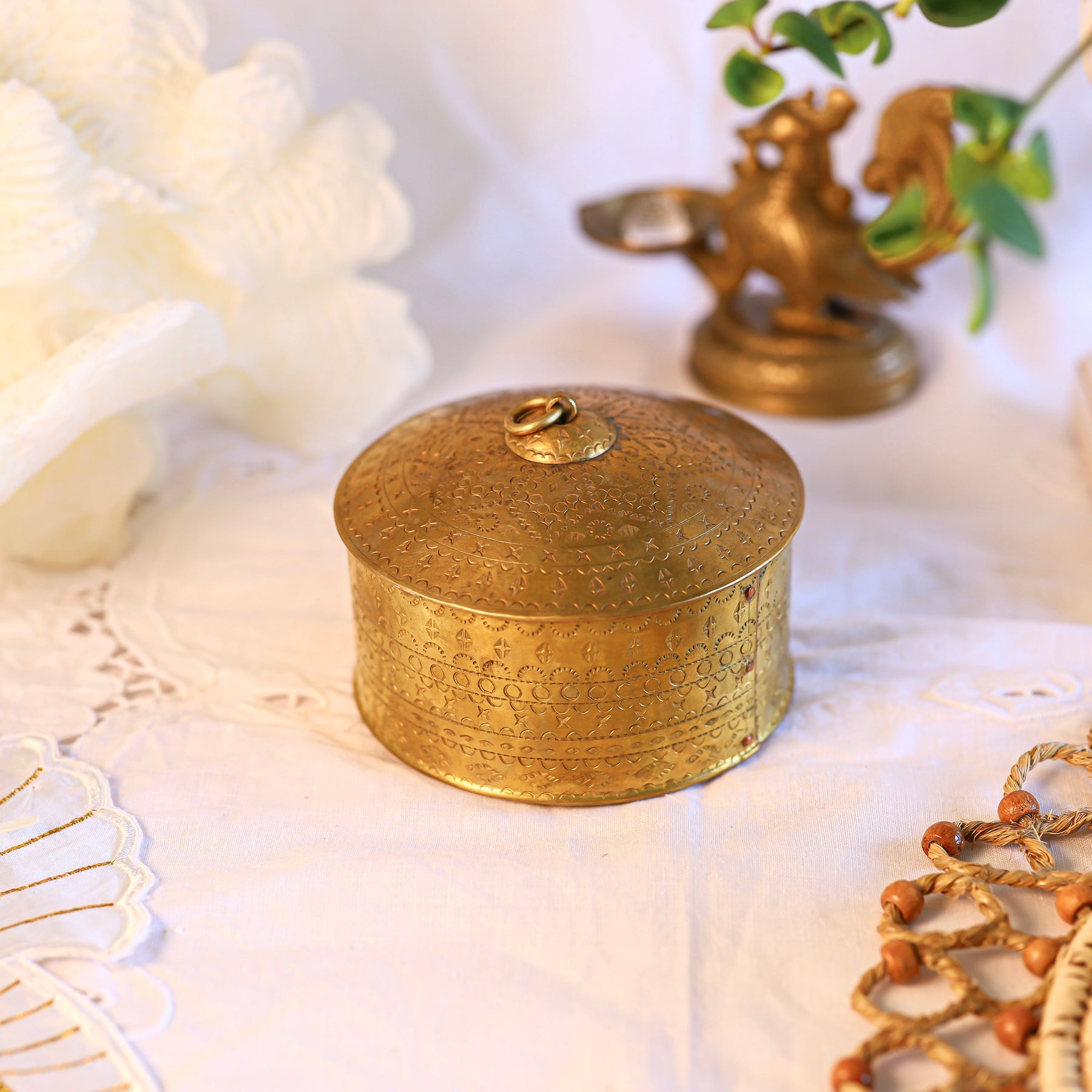 Kansa Brass Storage Box