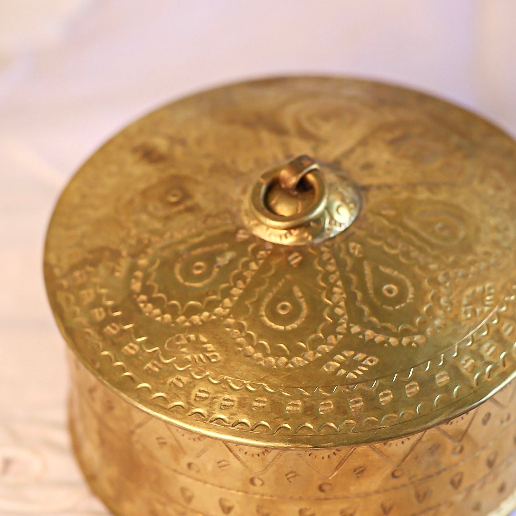 Kansa Brass Storage Box