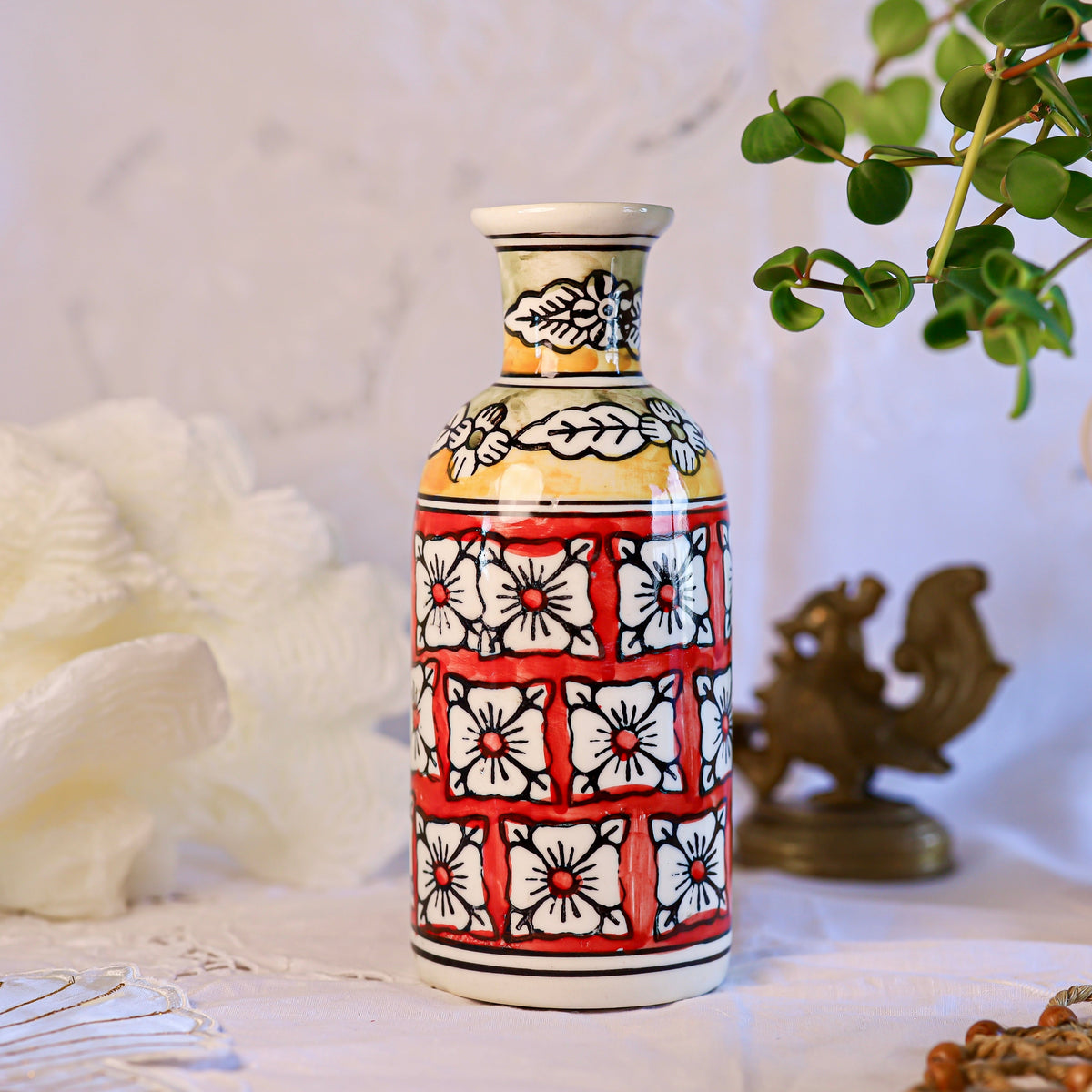 Bloom Handpainted Vase