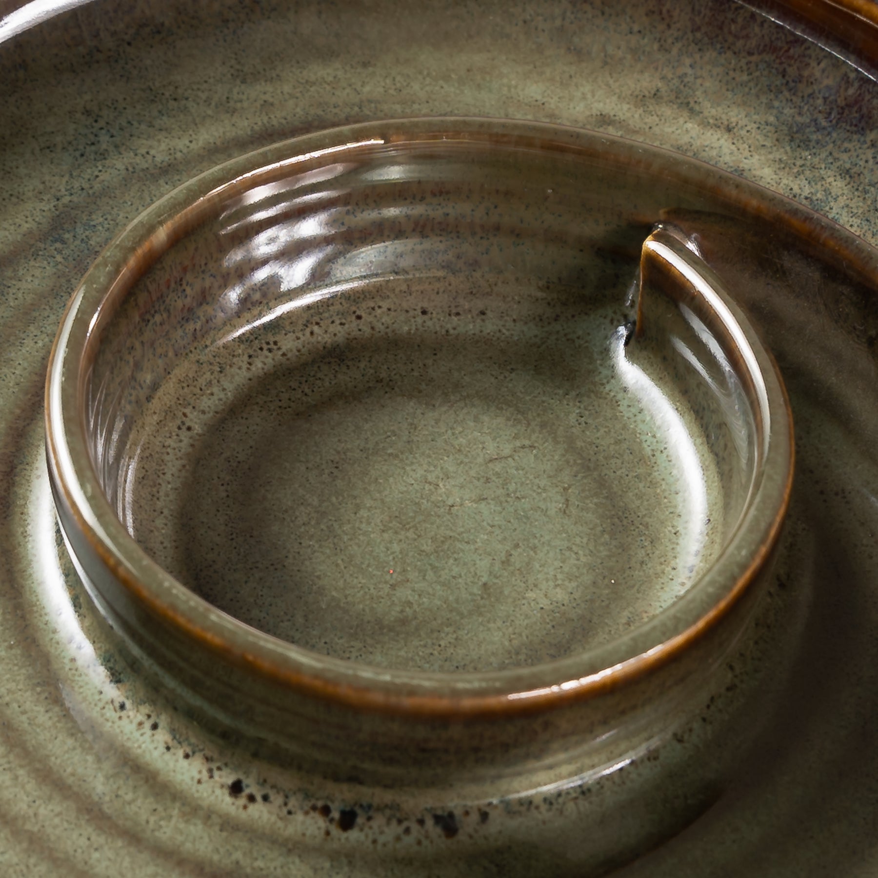 Tarang Chip & Dip (Round) – Olive