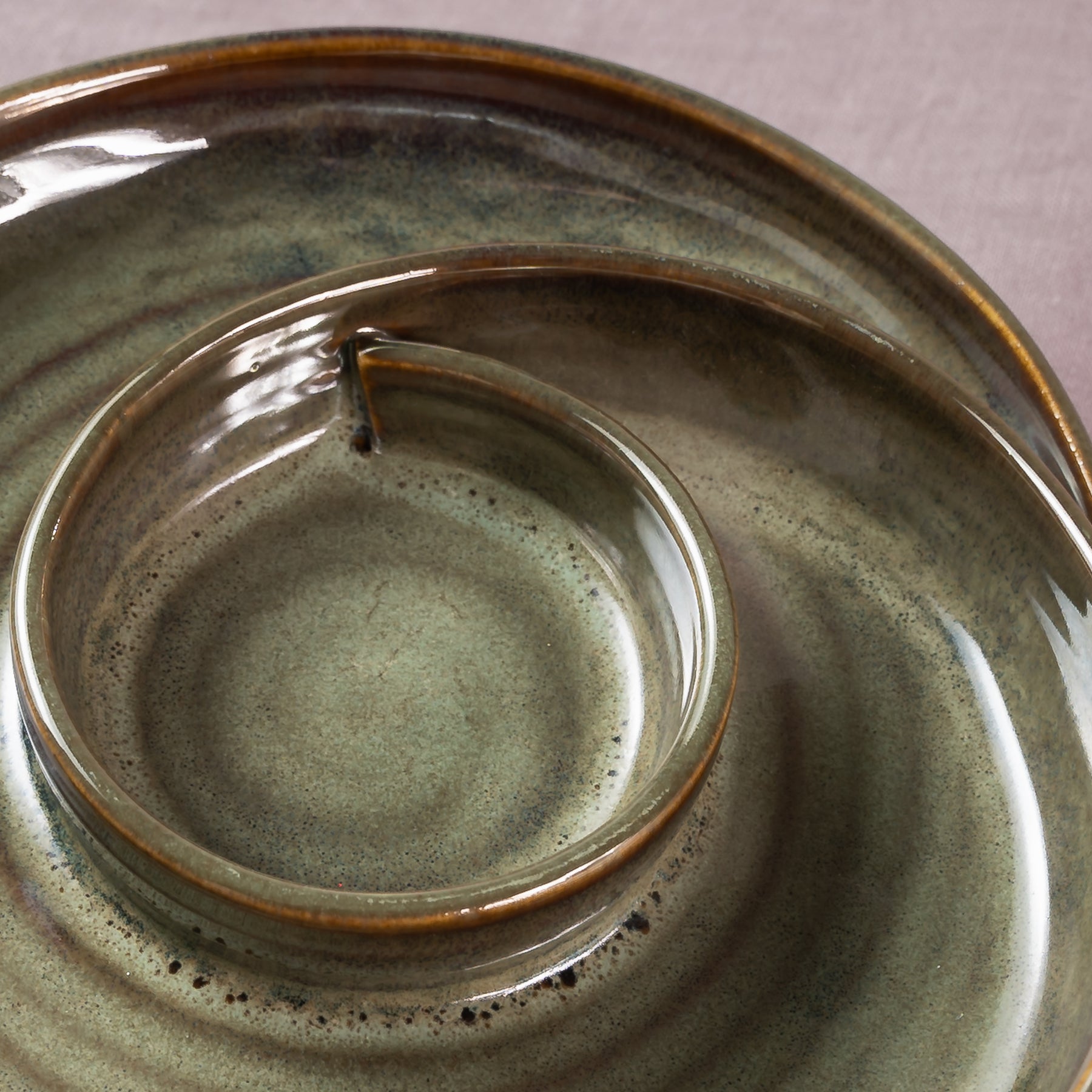 Tarang Chip & Dip (Round) – Olive