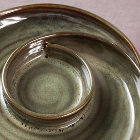 Tarang Chip & Dip (Round) – Olive