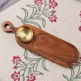 Tarang Serve Set - Brown & Gold