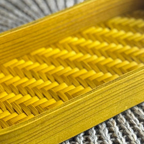 Veda Bamboo Tray - Yellow