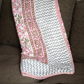 cotton blanket pink